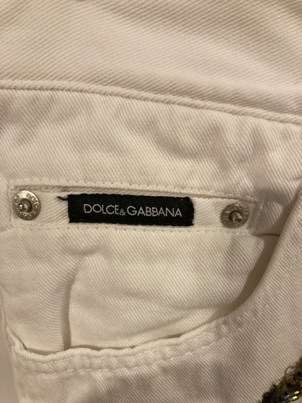 Dolce & Gobbana "girly" line embellished jeans - Picture 3 of 3
